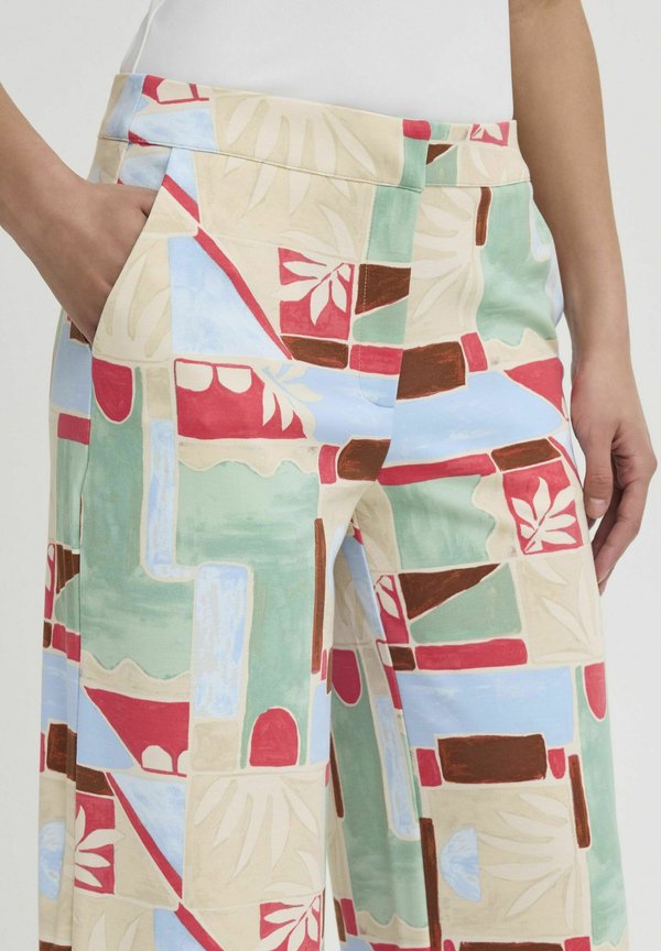 IHKATE - Trousers - multi tile aop2