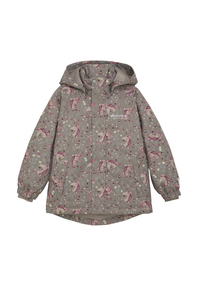 Minymo ALL OVER PRINT - Outdoorjacka - roasted cashew