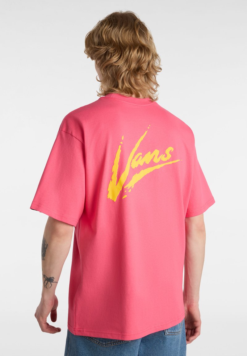 Vans BRUSH SCRIPT LOOSE FIT - T-shirts print - honey suckle