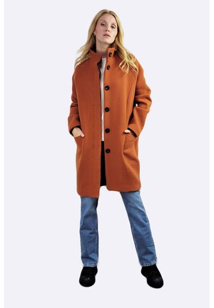 O SHAPE - Classic coat - amber