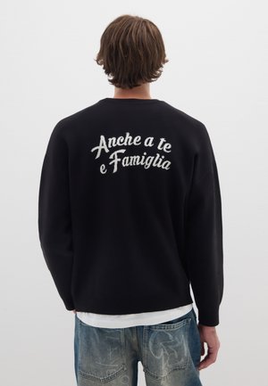 Strickpullover - gunmetal