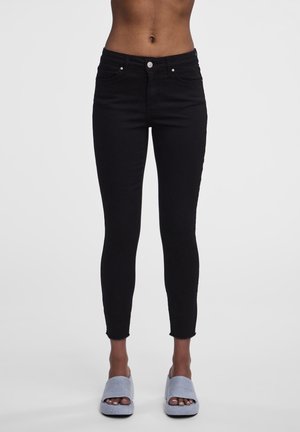 Pieces PCDELLY - Jeans Skinny Fit - black denim