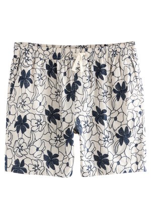 Regular Fit - Elasticated Waist Shorts - Šortky - navy white