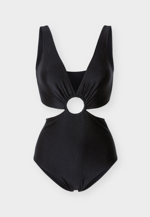 TIMELESS CUT-OUT SWIMSUIT WITH HOOP - Maillot de bain - black