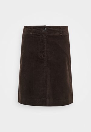 A-lijn rok - dark brown