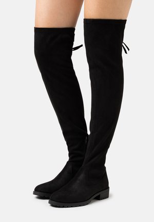 Over-the-knee boots - black