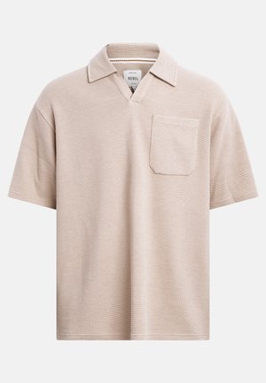 Redefined Rebel, GASTON TEE POLO BOXY FIT - Polo - off white