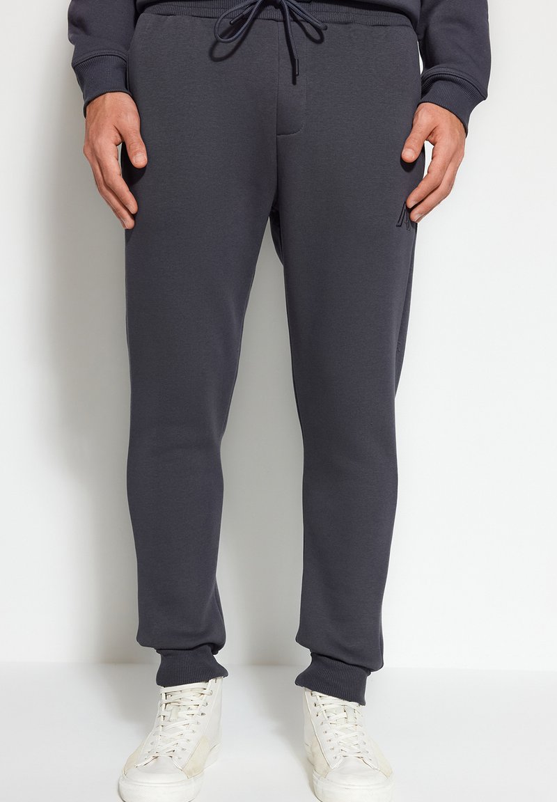 Trendyol Tracksuit bottoms anthracite/blue Zalando.ie