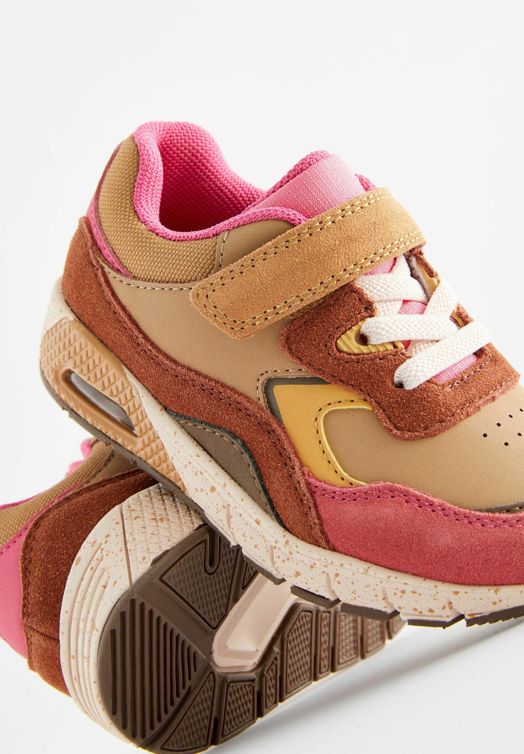 Next ELASTIC CHUNKY Babyschoenen pink brown bruin Zalando