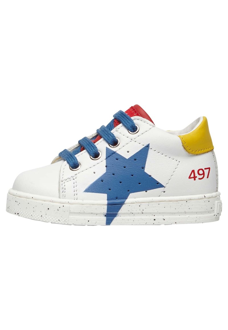 Falcotto SALAZAR IMPRIMÉ ÉTOILE - Sneakers basse - weiß blau