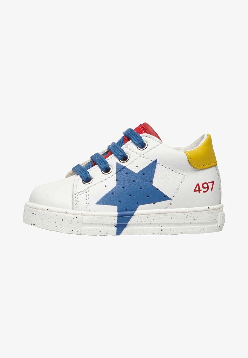 Falcotto SALAZAR IMPRIMÉ ÉTOILE - Sneakers basse - weiß blau