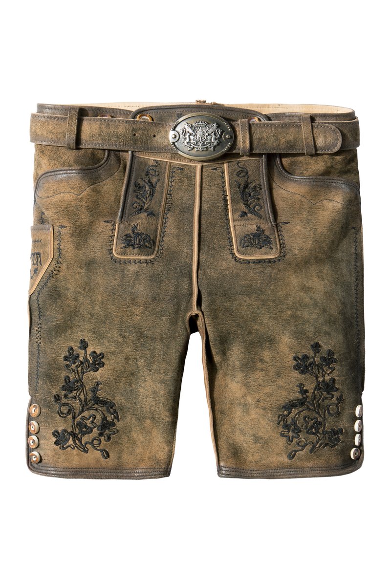 Stockerpoint Leren broek bruin Stockerpoint Leren broek bruin