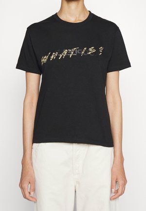 T-shirt print - black
