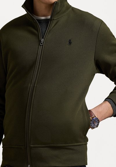 Polo Ralph Lauren DOUBLE-KNIT TRACK JACKET - Träningsjacka - company olive