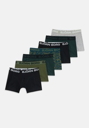 7 PACK - Boxerky - black/green/grey