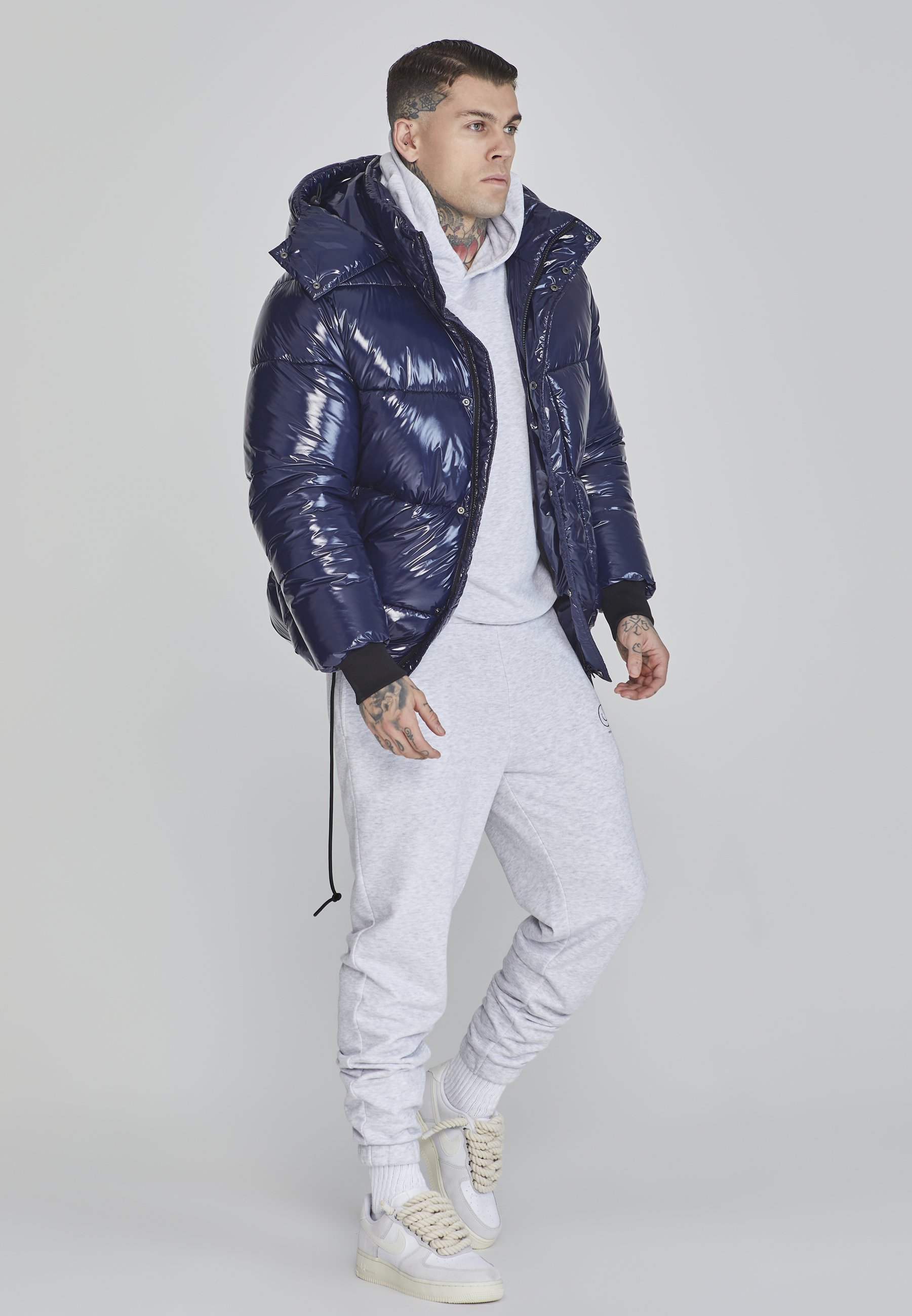 SIKSILK PUFFER - Winter jacket - blue - Zalando.ie