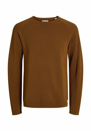 Jack & Jones JJEHILL CREW NECK - Vesta - monks robe