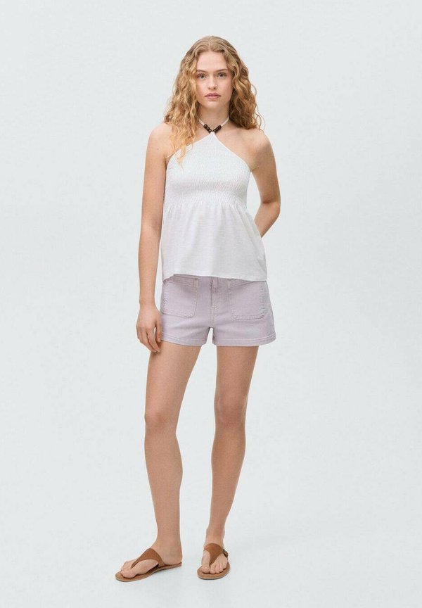 Denim shorts - lilac4