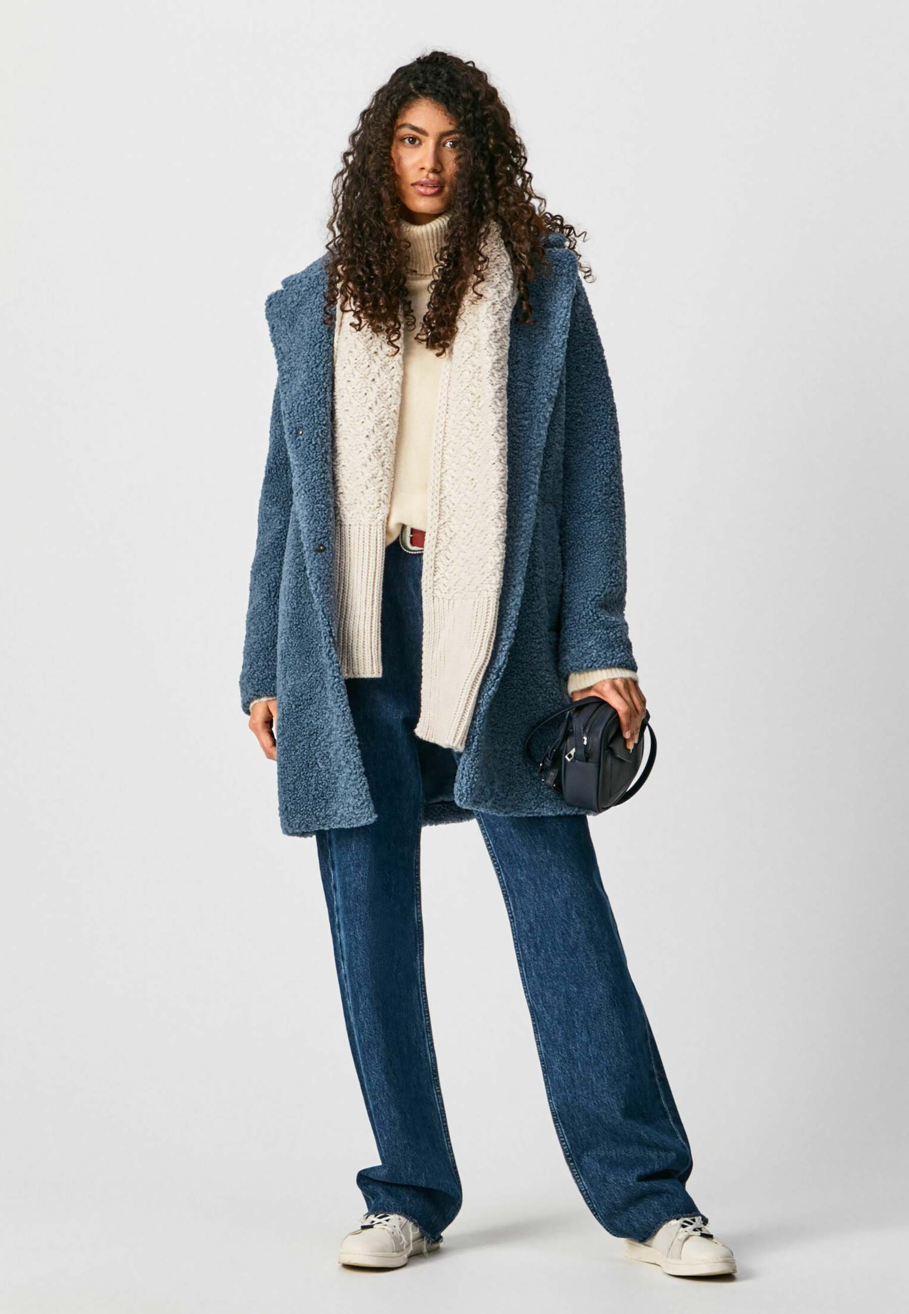 Pepe Jeans MIMI - Cappotto corto - avedon blau/blu screziato - Zalando.it