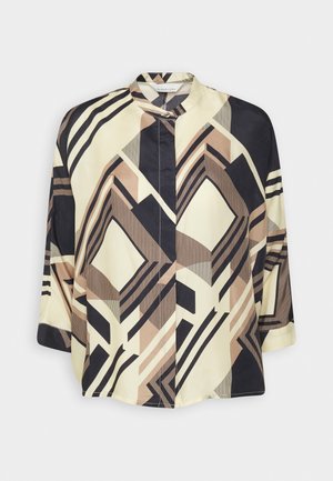 La Strada Unica SCARLET BATWING - Overhemdblouse - sandshell night sky/ginger snap