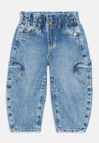 BABYGAP PAPERBAG HORSESHOE JEANS - Τζιν χαλαρής εφαρμογής - medium wash