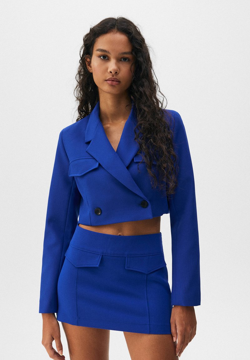 Damen Jeansröcke | PULL&BEAR WITH FLAP DETAILA-Linien-Rockblue/blau - EA45489 Damen Jeansröcke | PULL&BEAR WITH FLAP DETAILA-Linien-Rockblue/blau - EA45489