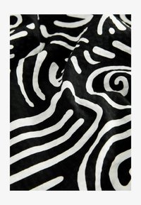 Non selezionato, black white swirl aop