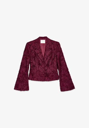 NA-KD STRUCTURED - Žakete - burgundy