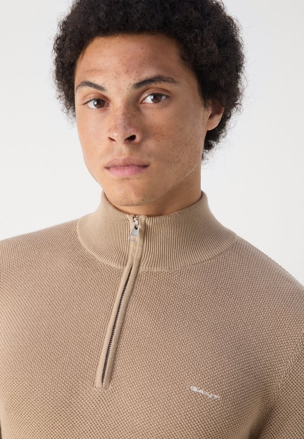 HALFZIP - Jumper - dark khaki4
