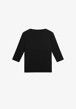 Massimo Dutti, Long-sleeved top - black