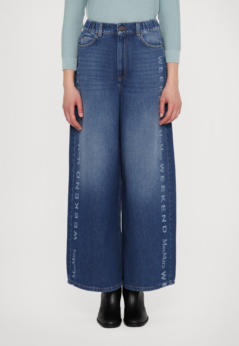 Weekend Max Mara LISOTTE - Wide leg - blu