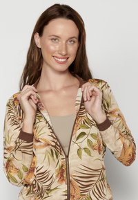 Koroshi Felpa con zip - beige