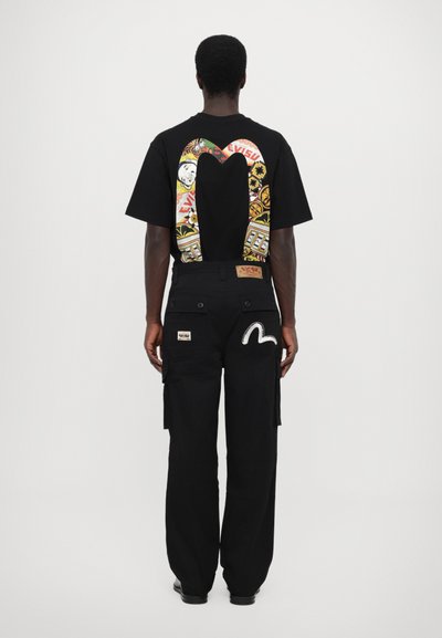 Evisu KAMON SEAGULL PANTS - Cargobroek - black