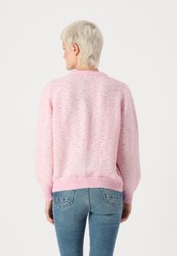 Pieces PCANONA O-NECK CARDIGAN - Adīta jaka - pink lavender