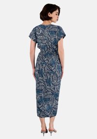 Apricot BATIK LEAF - Freizeitkleid - blue