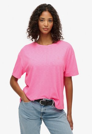 Superdry & Co T-shirt basic - fluro pink