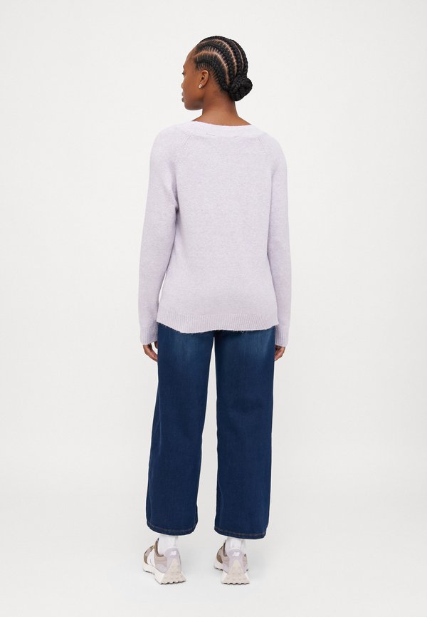 VMDOFFY O NECK - Jumper - purple heather melange4