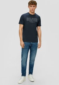 s.Oliver T-Shirt print - navy