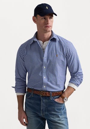 CUSTOM FIT OXFORD SHIRT - Chemise - blue/white