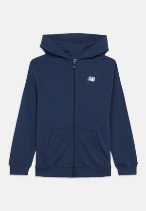 SMALL LOGO ZIP HOODIE - Bluză de molton cu fermoar - navy
