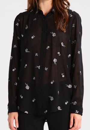 Košilová halenka  - black