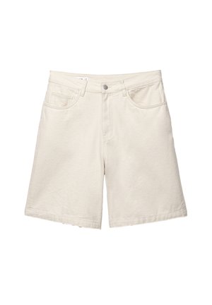 PULL&BEAR SKATER - Denim shorts - beige