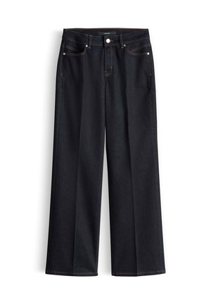 someday., FLARED FIT MID RISE - Straight leg jeans - dark rinsed blue