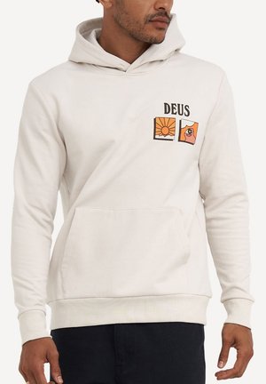 Deus Ex Machina MAX SPEED BOX FIT - Jersey con capucha - dirty white