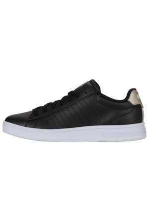 COURT SHIELD II - Matalavartiset tennarit - black champagne white