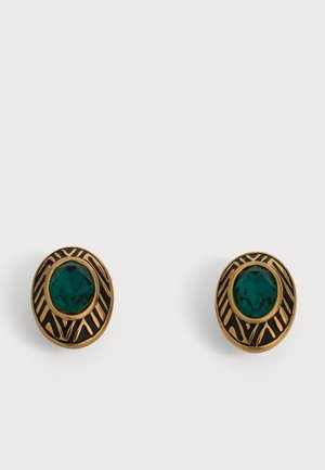 Guess, SAKURA - Oorbellen - yellow gold-coloured/green