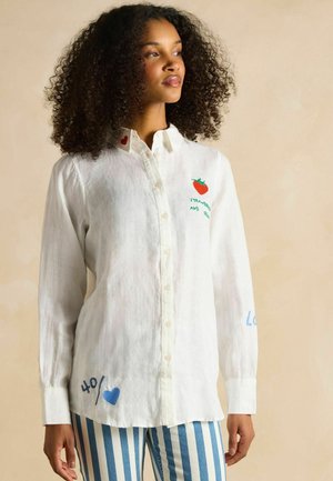 REGULAR FIT - SET MATCH - Skjortebluser - white