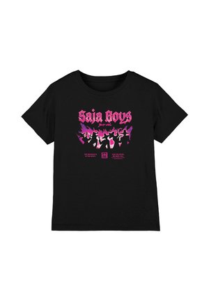 NETFLIX, KPOP DEMON HUNTERS SAJA BOYS GWIMA POSTER - Print T-shirt - black