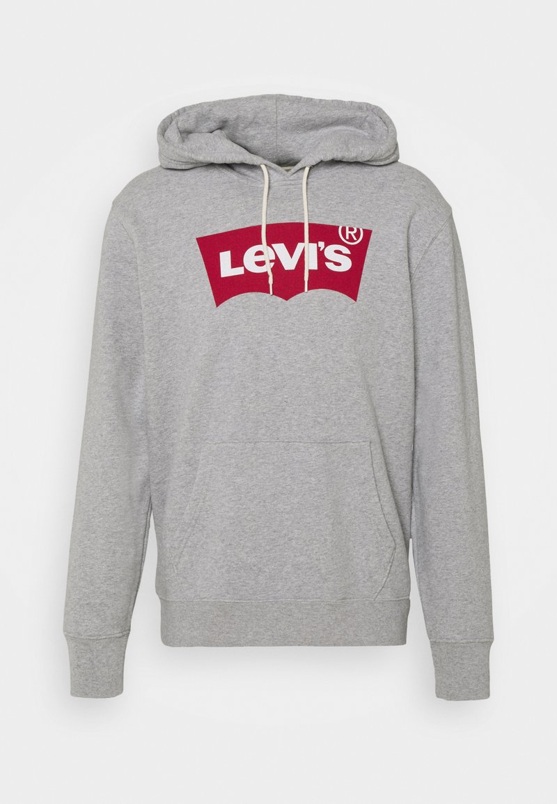 Levi's® GRAPHIC HOOD - Sweatshirt - heather gray/grau-meliert - Zalando.de