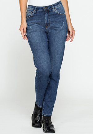 Carrera Jeans, JEANS PER DONNA, TINTA UNITA - Jeans Tapered Fit - stone wash with tears